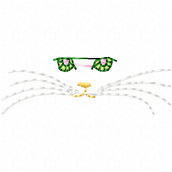 Cats Embroidery Design 7